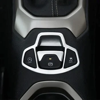 Хромированная Рамка Кнопки Ручного Тормоза Автомобиля Для Jeep Renegade 2016-2020 2021 Аксессуары