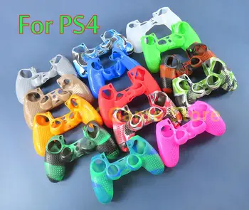 20 штук разноцветных силиконовых камуфляжных защитных чехлов для Sony PlayStation 4 PS4 DS4 Controller, ручки для большого пальца, чехол для джойстика