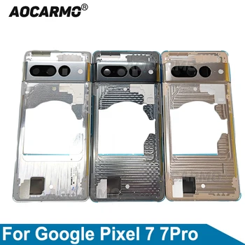 Средняя рамка переднего экрана Aocarmo с боковыми клавишами для Google Pixel 7 7Pro Pro Запасная часть