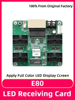 Colorlight E80 Receiving Card Контроллер видеостены для наружного и внутреннего светодиодного дисплея RGB Матрица HBU75 Полноцветный модуль