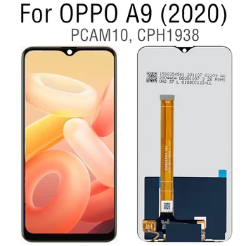 Для OPPO A9 2019 ЖК-дисплей с сенсорным экраном, Дигитайзер в сборе, Запасные части для OPPO A9 PCAM10 CPH1938 LCD