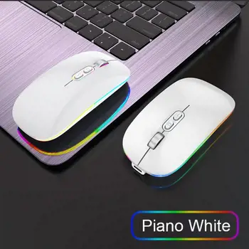 беспроводная мышь, совместимая с Bluetooth, ультратонкий портативный ноутбук для офиса и дома, светящаяся одной кнопкой Возврата на рабочий стол для ноутбука