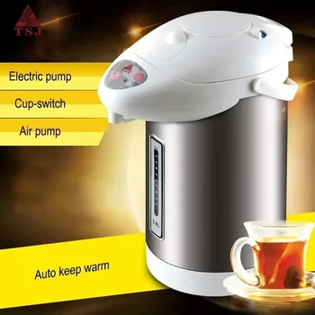 TSJ 3,8 л бытовой электрический чайник для воды с изоляцией из нержавеющей стали 220 В, чайник для горячей воды с постоянной температурой 110 В