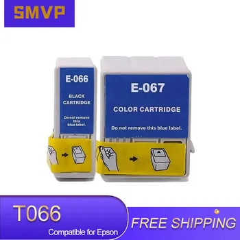 Цветной струйный картридж премиум-класса, совместимый с T066 T067 для принтера Epson Stylus C48