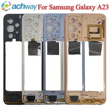 Для Samsung Galaxy A23 Средняя Рамка Задняя Рамка Пластины Шасси Корпус Для Samsung A23 4G Задняя рамка SM-A235F Запасные Части