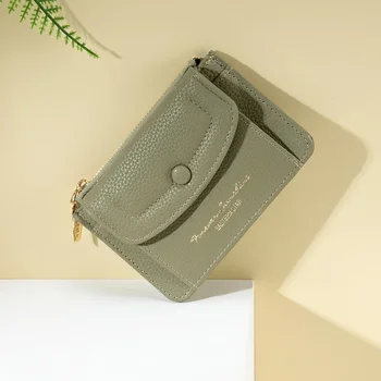 Корейская версия женского короткого маленького кошелька, сумка для карт, Модный Простой внешнеторговый кошелек WaIIet