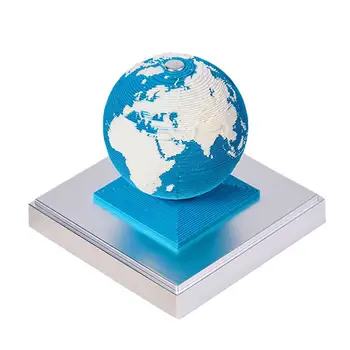 2024 Блокнот 3D Memo Pad Blue Earth LED 3D календарь Блок заметок Офисные бумажные заметки для скрапбукинга Рождественский подарок на День рождения