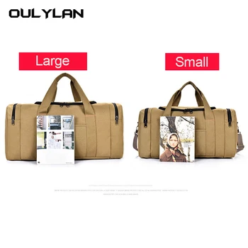 Модная холщовая походная сумка для кемпинга, Мужские и женские многофункциональные рюкзаки, уличная сумка Унисекс, толстая многофункциональная сумка, Два размера