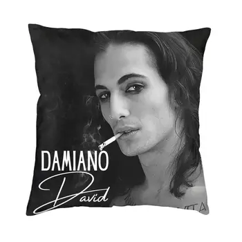 Наволочка Damiano David для дивана в гостиной из натуральной кожи, квадратная наволочка 45x45 см, Наволочки с двусторонним принтом