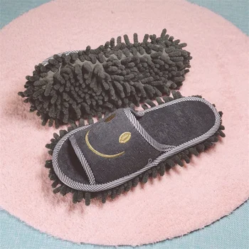 Многофункциональная обувь для мытья пола Lazy People Mop Хорошая съемная Моющаяся Пылесборная швабра для уборки тапочек и обуви для вытирания пыли с пола