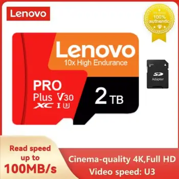 Lenovo Class 10 A2 U3 Micro TF SD Карта 1 ТБ 2 ТБ SD Карта Памяти 128 ГБ 256 ГБ 512 ГБ Cartao De Memoria Для Телефона Nintendo Switch