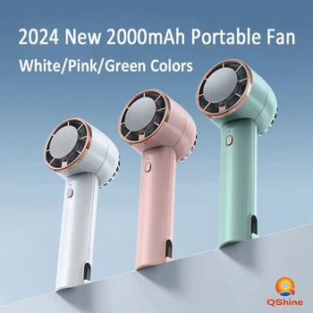 2024 Новый портативный охладитель воздуха емкостью 2000 мАч, Мини-вентиляторы, Вентилятор для кондиционирования воздуха, Перезаряжаемый Охладитель, Маленький вентилятор, Портативный вентилятор для кондиционера.