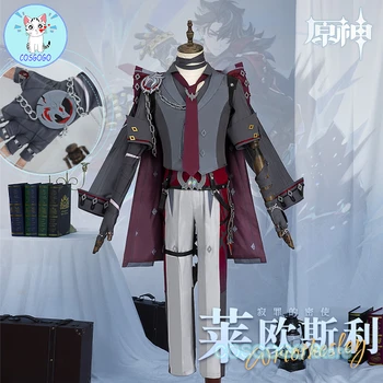 Игровой костюм Genshin Impact Wriothesley для косплея, костюмы на Хэллоуин, игровая одежда, мужская одежда из аниме