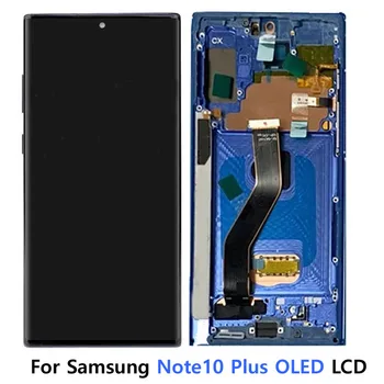Протестированный AMOLED-Дисплей Note10 + Экран Для SAMSUNG GALAXY Note10 Plus N975 N9750 ЖК-дисплей С Сенсорным Экраном и Цифровым Преобразователем В сборе