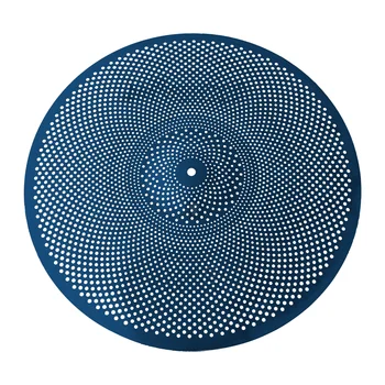 Набор тарелок синего цвета с низким уровнем громкости для отключения звука 14 