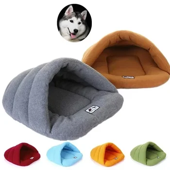 Зимняя теплая подушка в форме тапочек для домашних животных, домик для собаки, домик для собаки, мягкая удобная кровать для кошки, домик для собаки, товары высокого качества