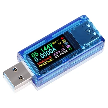 Тестер USB 3.0, мультиметр 3,7-30 В 0-4A, USB-тестер напряжения, USB-цифровой измеритель тока и напряжения, вольтметр