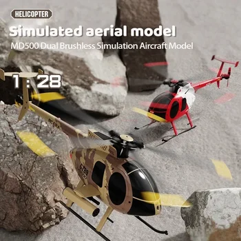Предварительная продажа Rc Era New 1:28 C189 Bird Rc Helicopter Tusk Md500 Двойная Бесщеточная Имитационная Модель 6-осевого Гироскопа Имитационная Модель Игрушки