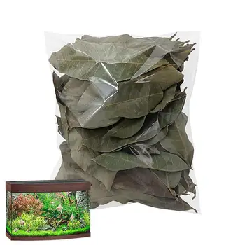 Листья креветок Betta Аквариумный лист Создают реалистичную среду обитания 50шт Аквариумных аксессуаров Longan Leaf Улучшают Качество воды для