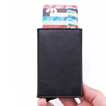 2019 Новый Смарт-кошелек, Винтажные Кошельки для монет из искусственной кожи, Держатель для карт с магнитным замком, Повседневная сумка для денег, кошелек для карт с RFID-блокировкой