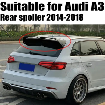 Для Audi A3 S3 S Line 8V Хэтчбек 5 Дверей 2014-2018 Высококачественный ABS Пластик, Задний Спойлер На Крыше, Крыло Багажника, Крышка Багажника, Аксессуары