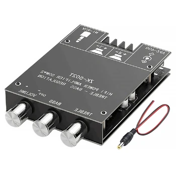 ZK-502T TPA3116 Плата цифрового Усилителя мощности мощностью 2X50 Вт HIFI Fever Высокомощный Стереомодуль 2.0 Модуль Усилителя мощности звука