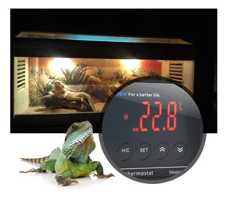 Высокоточный 10-релейный цифровой термостат AC-112 для охлаждения или обогрева аквариума с рептилиями для аквариумного обогревателя с рептилиями