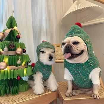 Одежда для собак, жилет для щенков чихуахуа, одежда для домашних животных, одежда для щенков, Рождественский жилет для щенков, зимний жилет для собак, французский бульдог, маленькая собака