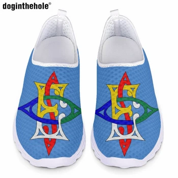 Женская Повседневная обувь Doginthehole Order of The Eastern Star, Новые Летние Легкие Дышащие Сетчатые Туфли на плоской подошве, Кроссовки без застежки